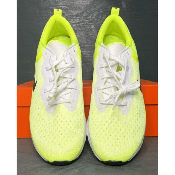 Nike Odyssey React Men’s White-Black-Volt Size 11.5 AO9819-103 NEW - Picture 3 of 7